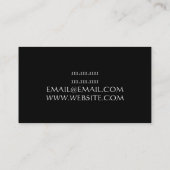 招待状ウエディングパーティー招待状デザイナー 名刺 (裏面)