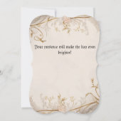 招待状エレガントカード (裏面)