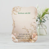 招待状エレガントカード (スタンド正面)