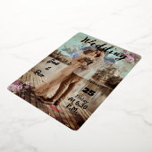 招待状エレガントカード 箔招待状 (回転した状態)