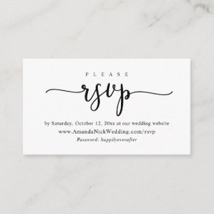 招待状オンラインRSVP結婚、のWebサイトカード エンクロージャーカード