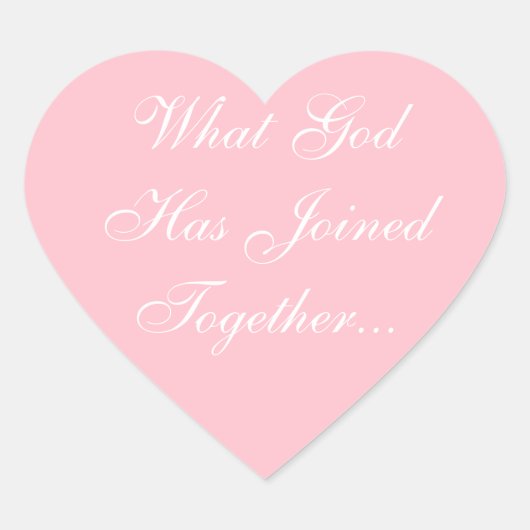 招待状カスタムバブルガムピンク ハートシール (正面)