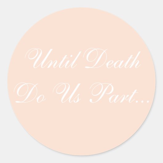 招待状カスタムリネン ラウンドシール (正面)