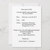 招待状カスタム1963ガルス招待状 招待状 (裏面)