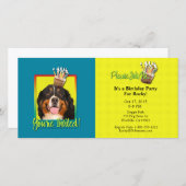 招待状カップケーキベルネッセマウンテンドッグ (正面/裏面)