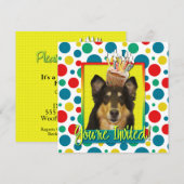 招待状カップケーキ-コリー-キャロライン 招待状 (正面/裏面)