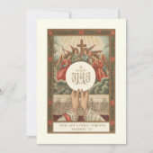 招待状カトリック司教授与記念日 招待状 (正面)