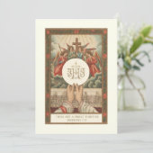 招待状カトリック司教授与記念日 招待状 (スタンド正面)