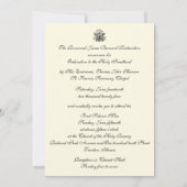 招待状カトリック司教授与記念日 招待状 (裏面)