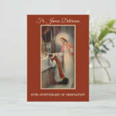 招待状カトリック司教授与記念日 招待状 (スタンド正面)