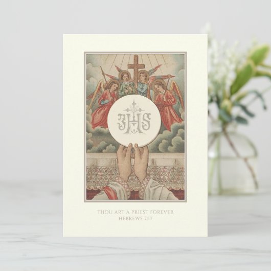 招待状カトリック司教授与記念日 招待状 (スタンド正面)