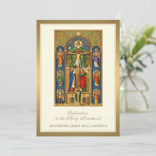 招待状カトリック聖職への戒律 招待状 (スタンド正面)