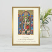 招待状カトリック聖職への戒律 招待状 (スタンド正面)