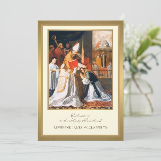 招待状カトリック聖職への戒律 招待状 (スタンド正面)