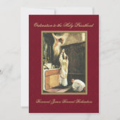 招待状カトリック聖職戒 招待状 (正面)