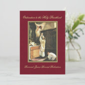 招待状カトリック聖職戒 招待状 (スタンド正面)