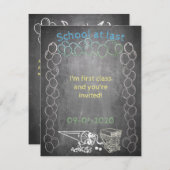 招待状カードからスクールボードへの登録 (正面/裏面)