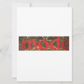 招待状カードジプシーデザイン 招待状 (裏面)