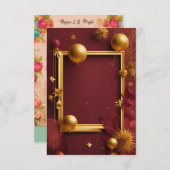 招待状カードデザイン サンキューカード (正面/裏面)