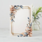 招待状カードデザイン 招待状 (スタンド正面)