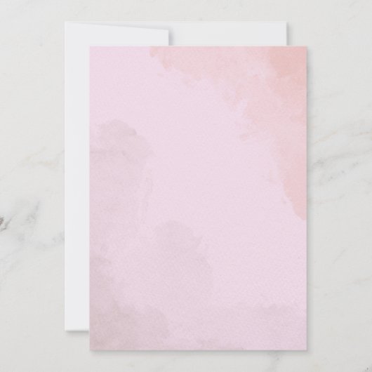 招待状カード生まれたばかりの 招待状 (裏面)