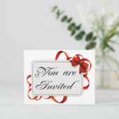 招待状カード>>お客様招待され インビテーションポストカード (スタンド正面)