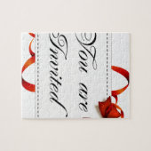 招待状カード>>お客様招待され ジグソーパズル (横)