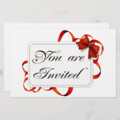 招待状カード>>お客様招待され 便箋 (正面/裏面)