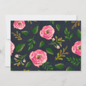 招待状カード-デニムのフルーア--を記入して下さい 招待状 (裏面)