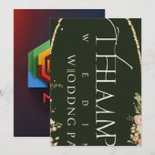 招待状カード 招待状 (正面/裏面)