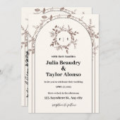 招待状カード 招待状 (正面/裏面)