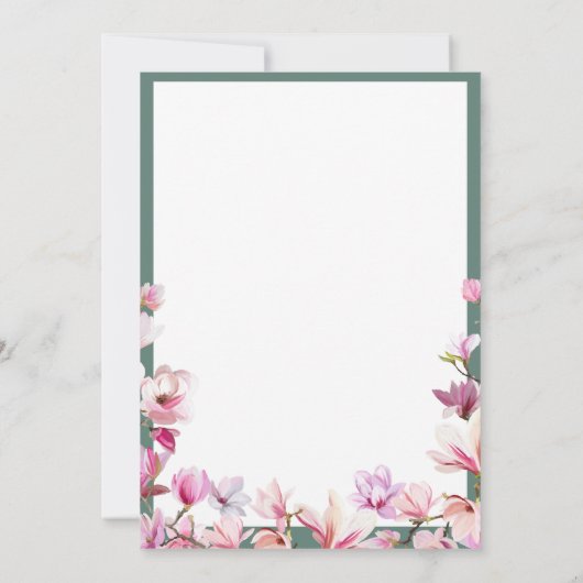 招待状カード 招待状 (裏面)