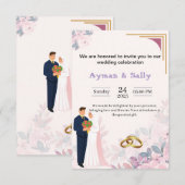 招待状カード 招待状 (正面/裏面)