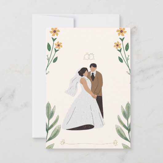 招待状カード 招待状 (裏面)