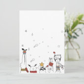 招待状カード 招待状 (スタンド正面)