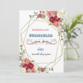 招待状カード 招待状 (スタンド正面)