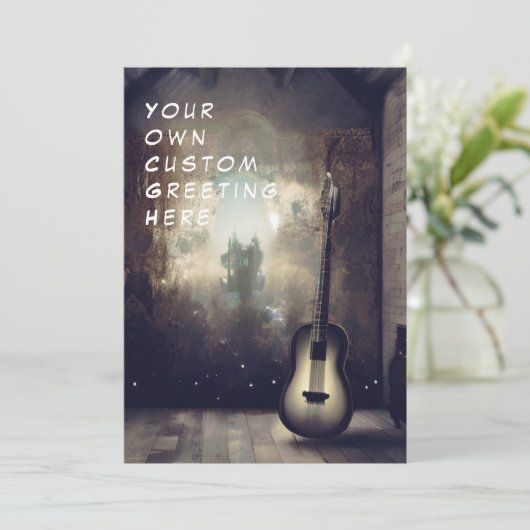 招待状ギター 招待状 (スタンド正面)