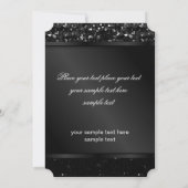 招待状クリスタルストきらきら光るラス 招待状 (裏面)