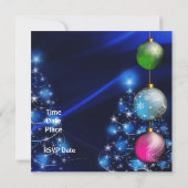 招待状クリスマスクリスマスパーティーボックス 招待状 (裏面)