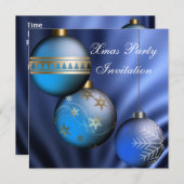 招待状クリスマスクリスマスパーティー 招待状 (正面/裏面)