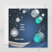 招待状クリスマスパーティークリスマス 招待状 (裏面)