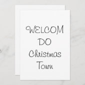 招待状クリスマス 招待状 (正面/裏面)