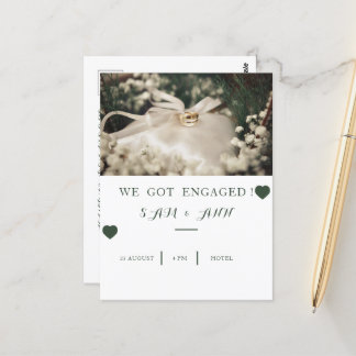 招待状シンプル2023 ポストカード