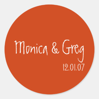 招待状シール ラウンドシール