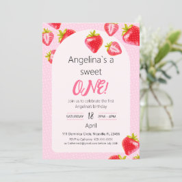 招待状スイートストロベリー 招待状