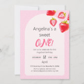 招待状スイートストロベリー 招待状 (正面)