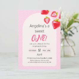 招待状スイートストロベリー 招待状