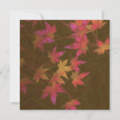招待状スクエア紅葉 招待状 (正面)