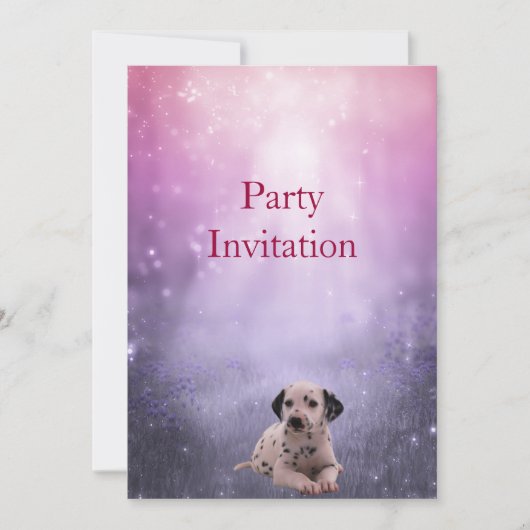 招待状ダルメーションアットザパーク 招待状 (正面)