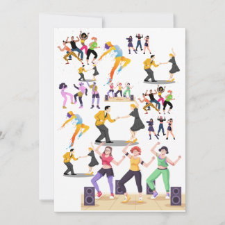 招待状ダンスのお知らせ 招待状